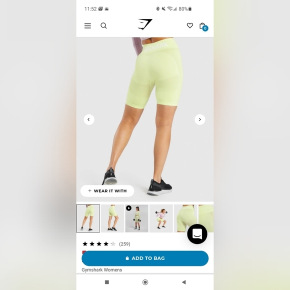Gymshark Cycle Shorts - Picture 5 of 8